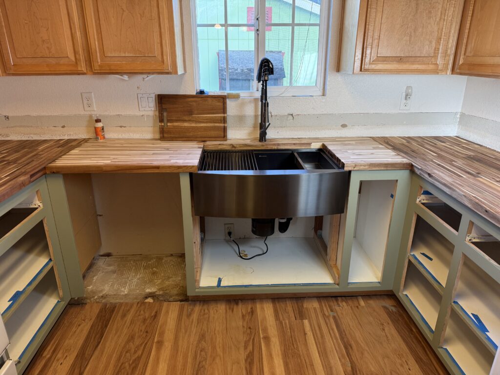 Kitchen Sink Installation and Plumbing Upgrade in Shasta Lake
