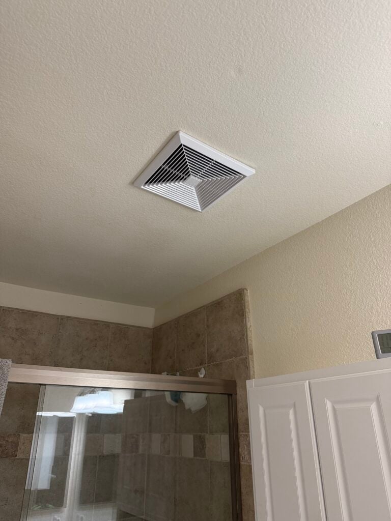 Bathroom Exhaust Fan Installation in Redding