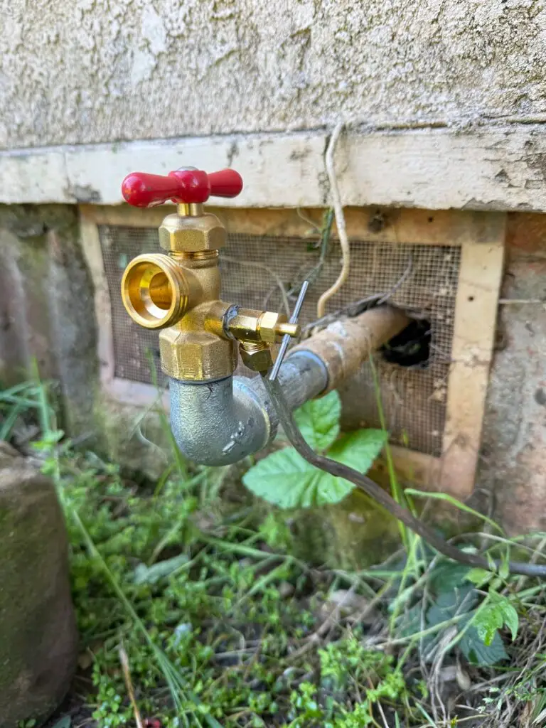 Backyard Water Spigot Replacement in Redding