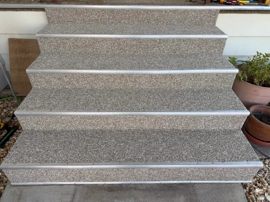Carpet Installation on Stairs in Redding — deck repair